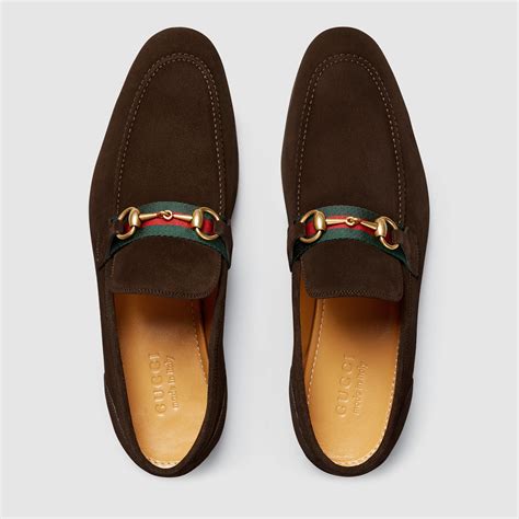 gucci loafers brown|Gucci moccasins suede men's loafers.